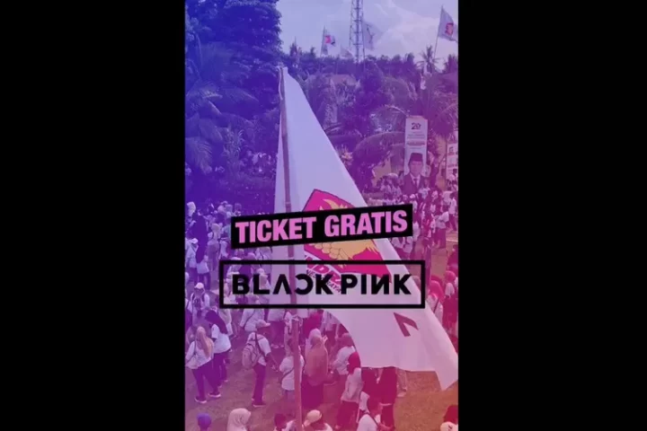 Bagikan Tiket Gratis Nonton Konser Blackpink, Gerindra  Malah Dibanjir Kecaman Nitizen