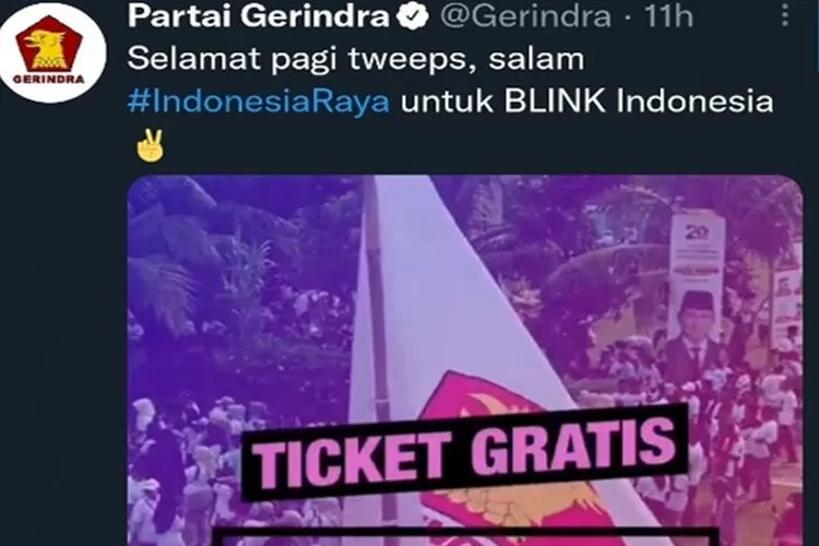 Kasih Giveaway Tiket Konser BLACKPINK, Partai Gerindra Malah Diomelin BLINK Indonesia