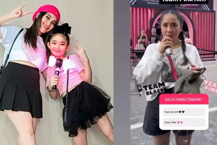 Adu gaya Ayu Ting Ting vs Nagita Slavina nonton konser BLACKPINK, ada yang di notice Lisa hingga Jisoo