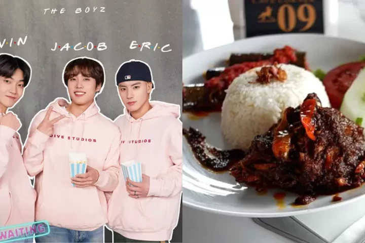 The Boyz Kevin, Eric, Jacob ngomong bahasa Indonesia dan makan rendang sambal ijo: Tapi kok rasanya…