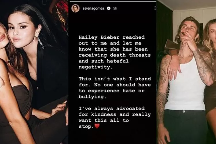 Hailey dapat ancaman pembunuhan, langsung minta pertolongan ke Selena Gomez, netizen: Justin Bieber mana?