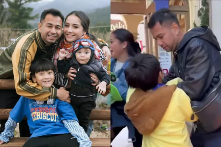 Rafathar pasang badan saat lihat Nagita Slavina nangis ketakutan dipaksa Raffi Ahmad naik roller coaster