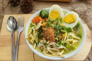 Resep soto lamongan lengkap dengan kuah yang ngaldu lengkap dengan cara pembuatan bubuk koya yang gurih