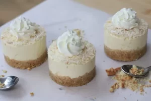 Resep mudah membuat Cheesecake sendiri di rumah tanpa mixer dan hanya menggunakan 4 bahan, anak kos wajib coba