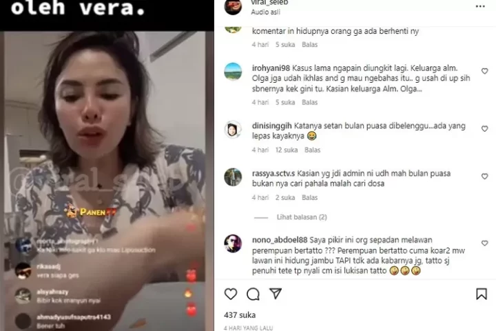 Nikita Mirzani tuduh Mak Vera cuma ngabisin uang alm. Olga Syahputra saat sakit di Singapura buat judi