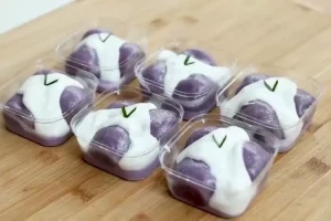 Bisa jadi ide takjil berbuka di bulan Ramadhan, ini resep kue Bugis mandi taro yang rasanya manis dan enak