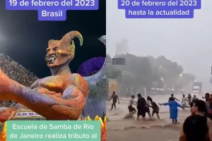 Viral! Tak Hanya Banjir, Brasil Juga Dilanda Longsor Setelah Diduga Hina Tuhan Dengan Gelar Karnaval Satanik