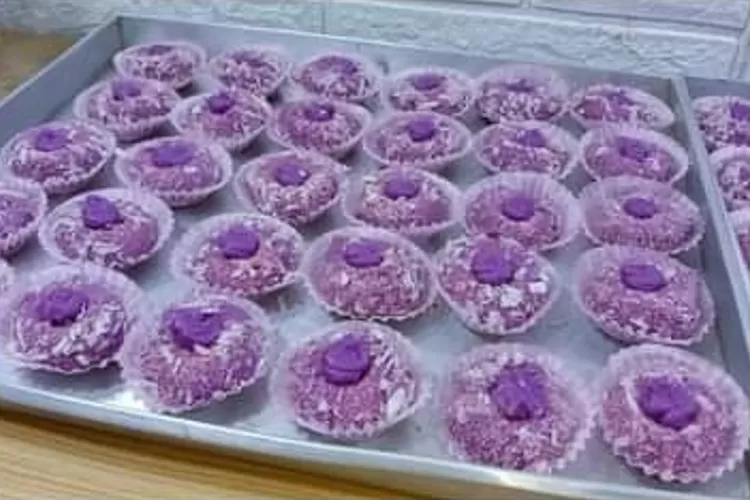 Ide camilan Lebaran 2023, resep kue kering taro cheese coconut cookies, modern, praktis dan mudah dibuat