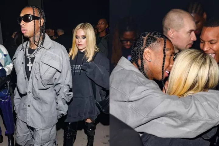 Setelah putus dari mantan tunangan, kini Avril Lavigne bermesraan Tyga di Paris Fashion Week