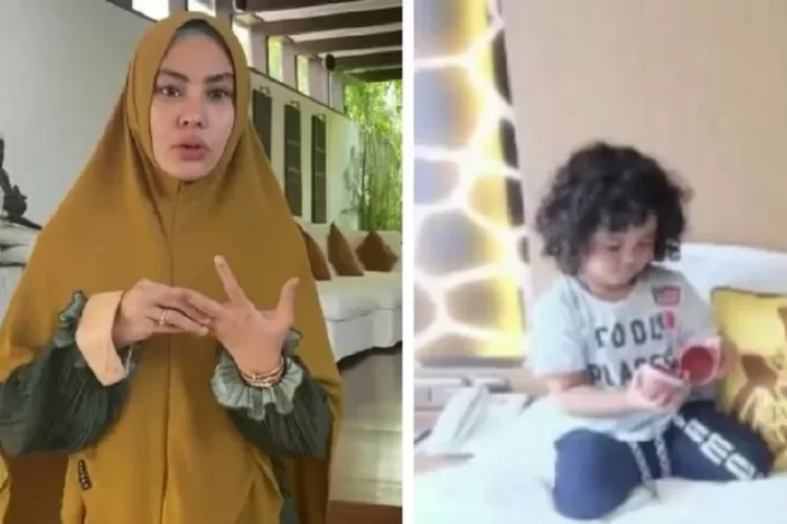 Juna ramai dikasihani, ini momen langka anak angkat Kartika Putri bareng keluarga suami: Habib keliatan gak...