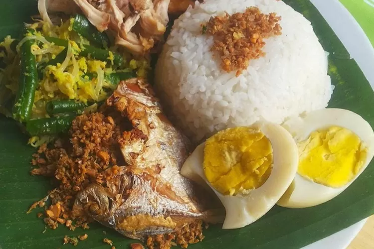 Resep sego wiwit, nasi yang disajikan untuk menghormati Dewi Sri, yuk tengok isiannya