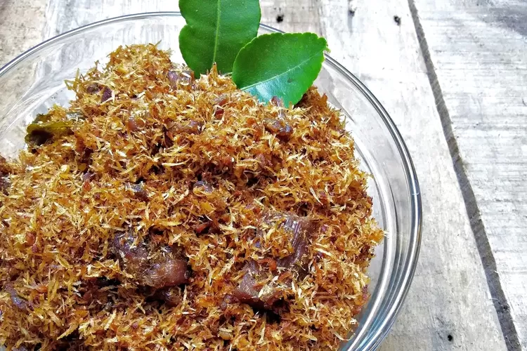 Resep dendeng ragi, dendeng sapi serundeng yang dimasak praktis, bisa jadi stok menu saat Ramadhan 2023