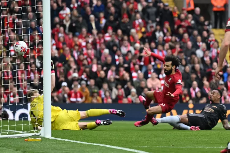 Hasil EPL Liverpool vs Arsenal: The Reds tahan imbang The Gunners di Anfield