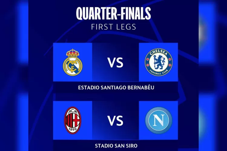 Jadwal & preview Liga Champions dini hari nanti: Real Madrid vs Chelsea, AC Milan vs Napoli mulai 02.00 WIB