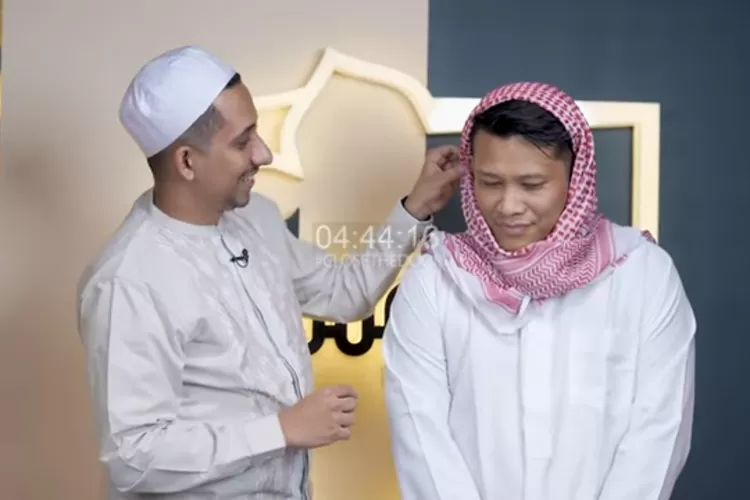 Bertemu Habib Jafar sambil pakai baju muslim khas Timur Tengah, Boris Bokir ngaku sudah siap