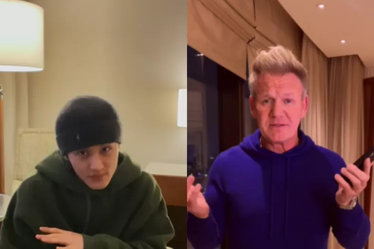 Fans auto heboh melihat Chef Gordon Ramsay merespons lagu Golden Hour milik Mark NCT di TikTok