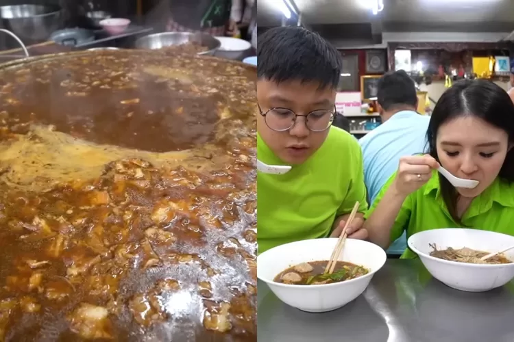 Aneh tapi terkenal, restoran Bangkok ini tidak pernah ganti kuah selama 48 tahun, Ken dan Grat coba cicipi sup