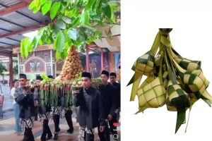 Unik, acara kirab ketupat di Kampung Coklat Blitar ada benang merahnya dengan lebaran kupat, simak faktanya