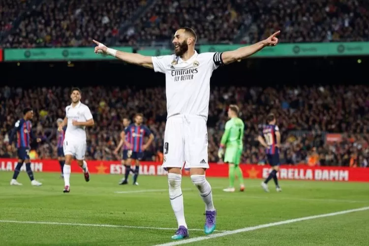 Cetak hattrick ke gawang Almeria, Karim Benzema kembali cetak sejarah dengan torehan lebih dari 350 gol