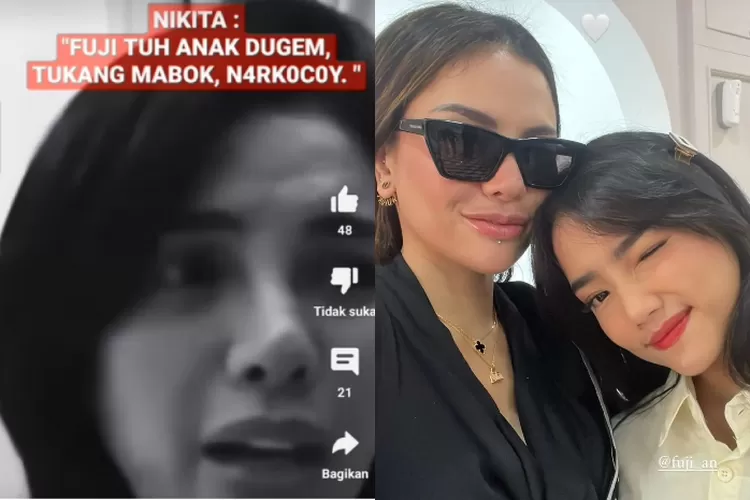 Dulu hina tukang mabok dan dugem, Kini Nikita Mirzani peluk-peluk Fuji, netizen: Hati-hati dia sangat berbisa