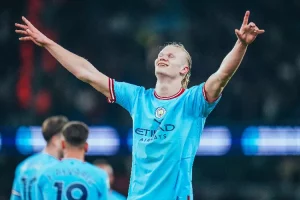 Cetak 1 gol ke gawang West Ham, Erling Haaland resmi tasbihkan diri sebagai striker tertajam di Liga Inggris