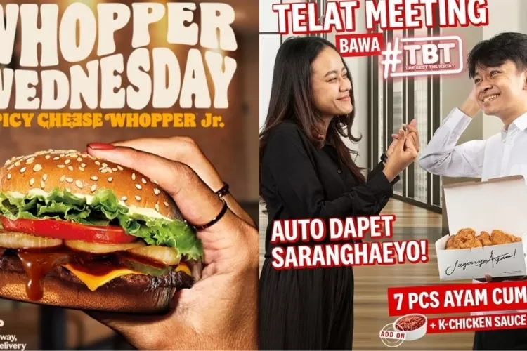 Promo makanan terbaru Mei 2023 KFC dan Burger King, bisa makan enak lebih hemat di awal bulan