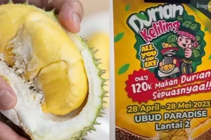 Kabar gembira pencinta durian dan warga Tangerang karena ada All You Can Eat Durian hingga banjir promo