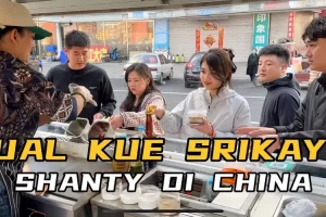 Youtuber RI Shanty di China jual kue tradisional Srikaya, baru buka langsung didatangi pembeli: Ini makanan...