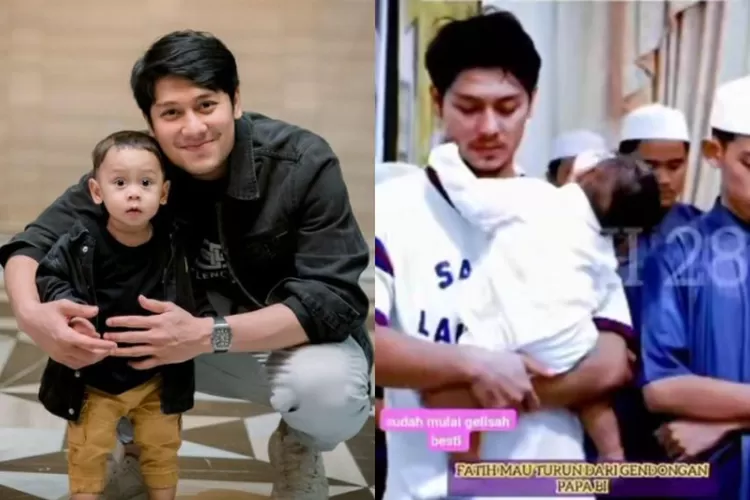 Rizky Billar kembali dinyinyiri netizen usai kepergok gendong Baby L saat shalat berjamaah: Kan bisa di…