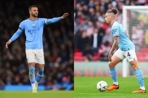 Menit bermain di Man City berkurang, Kyle Walker dan Kalvin Phillips diincar oleh West Ham