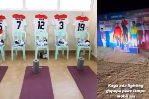 Sea Games 2023 Kamboja: Ruang ganti Timnas yang kayak tanding tarkam hingga medali dengan sorotan lampu mobil