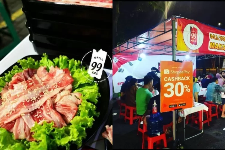 Makan wagyu sepuasnya di warung tenda pinggir jalan daerah Alam Sutera cuma Rp75 ribu