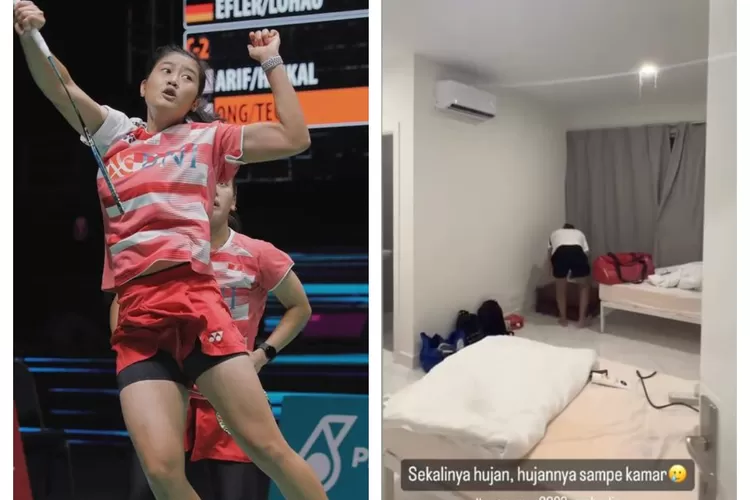 Kamar atlet bulu tangkis Indonesia bocor saat hujan, tuan rumah Sea Games 2023 dikritik lagi: Gak niat!