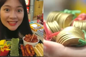 Berburu makanan di Tongin Market Korea Selatan, Youtuber ini beri tips saat belanja dengan koin jadul ini