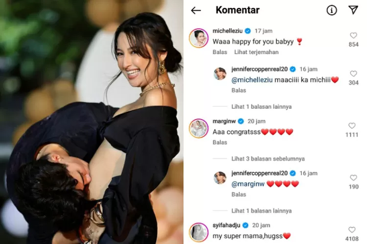 Rekan artis ramai beri selamat atas kehamilan Jennifer Coppen, netizen nyinyir: Ngasih selamat di depan tapi…