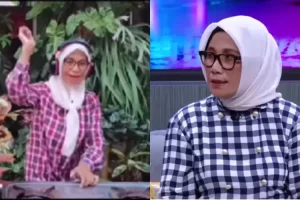 Tingkahnya makin membagongkan? Video Nursyah bergaya nyeleneh viral di medsos, netizen: Ibu ini butuh ruqyah