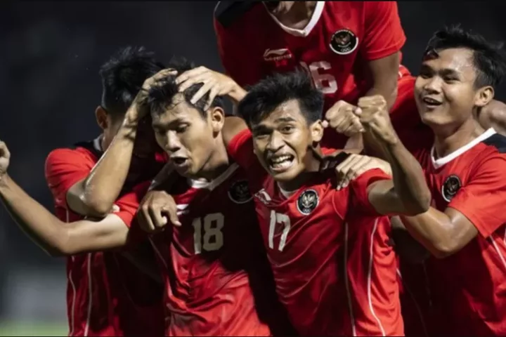 Air mata Ramadhan Sananta iringi sumbangan gol kedua di babak pertama RI vs Thailand pada SEA Games 2023