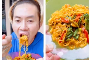 Dinobatkan sebagai Duta Seblak oleh warganet, Rafael SMASH kini bagikan resep mie nyemek di TikTok nya!