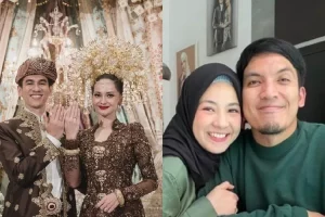 Kompak hadir di pernikahan Enzy Storia, penampilan Desta dan Natasha Rizky disorot netizen: Matanya kayak...