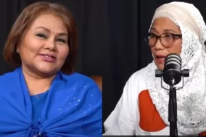 Akhirnya ketemu, Eva Manurung dan Nursyah duduk bareng sambil curhat: Kayaknya kita senasib ya bu...