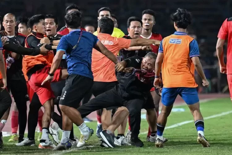 PSSI-nya Thailand jatuhkan sanksi kepada staff, ofisial, dan pemain buntut kericuhan final SEA Games 2023