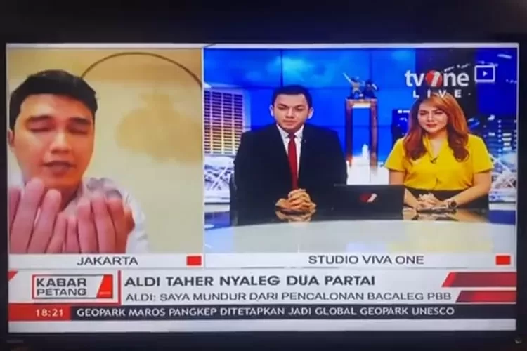 Jawaban kocak Aldi Taher saat ditanya soal nyaleg di dua partai, dari nyanyi lagu Yellow hingga pimpin doa