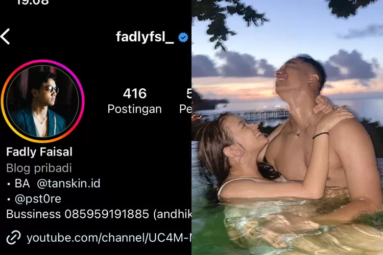 Fadly Faisal hapus nama Rebecca Klopper dari bio Instagramnya, netizen : Mau putus kali...