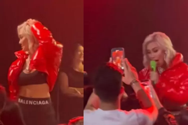 Penonton tak mampu menyanyikan lirik lagunya dengan benar, Agnez Mo ngambek di panggung
