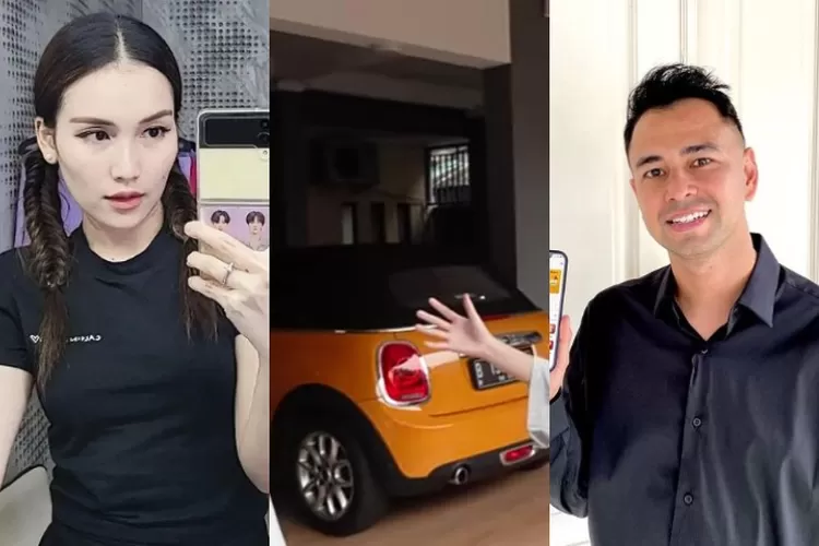 Emak bapak Ayu Ting Ting santai bergaya naik mini cooper fenomenal, netizen auto ungkit soal Raffi Ahmad