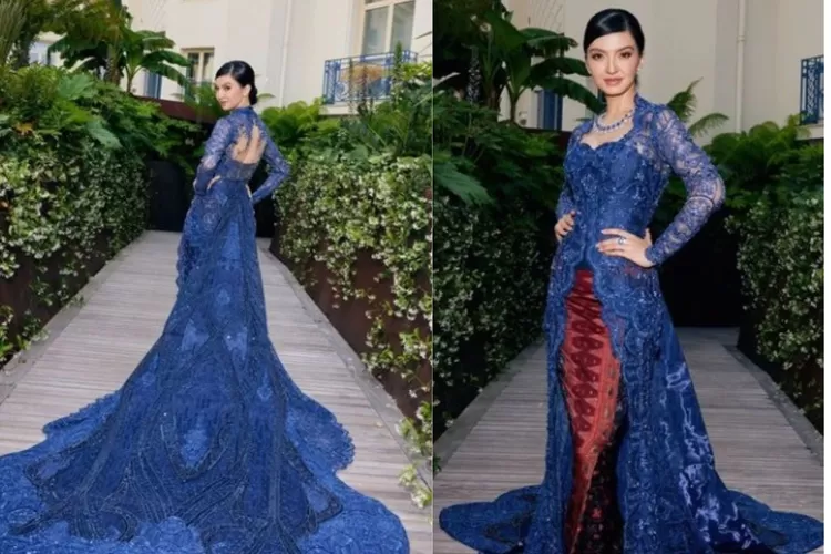 Tampil cetar di Festival Film Cannes 2023, Raline Shah ternyata pakai batik warisan sosok ini