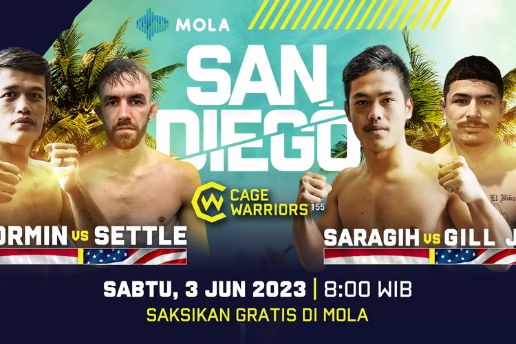 2 petarung Indonesia Frans Sormin dan Jon Saragih jalani debut di Cage Warriors 155