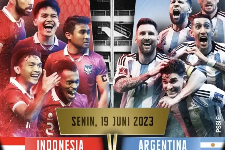 TV ini bakal siarkan secara langsung laga Timnas Indonesia vs Argentina 19