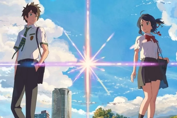 Sinopsis dan link nonton film Kimi no Na wa, kisah keajaiban yang menimpa seorang anak laki-laki dan perempuan