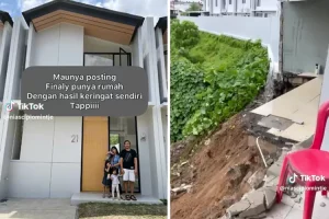 Mencekam! Viral Detik-detik Rumah Baru Dibeli Longsor Tergerus Aliran Sungai, Begini Nasib Pemiliknya Sekarang